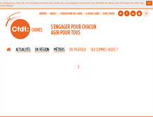 Tablet Screenshot of cadrescfdt.fr